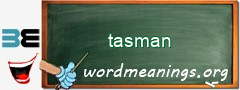 WordMeaning blackboard for tasman